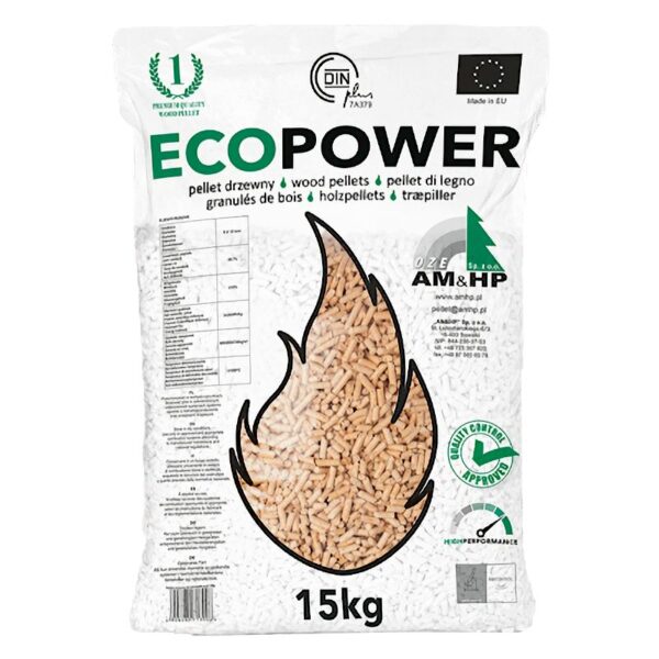 Pellet drzewny Ecopower - 78 worków po 15 kg