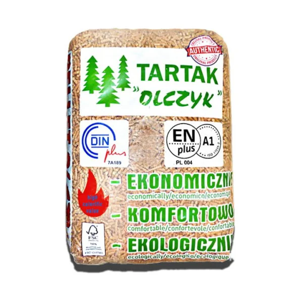 Pellet drzewny Olczyk 6mm - 65 worków po 15kg
